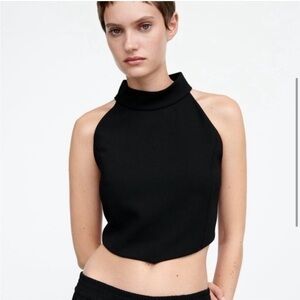 Zara Halter Crop Top